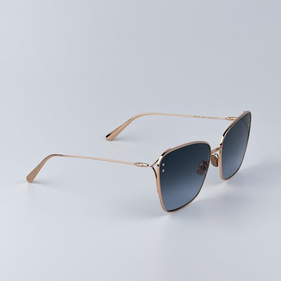 Dior Women BRAND NEW Sunglasses Gold Gradient Blue Butterfly MISSDIOR B2U E0B2